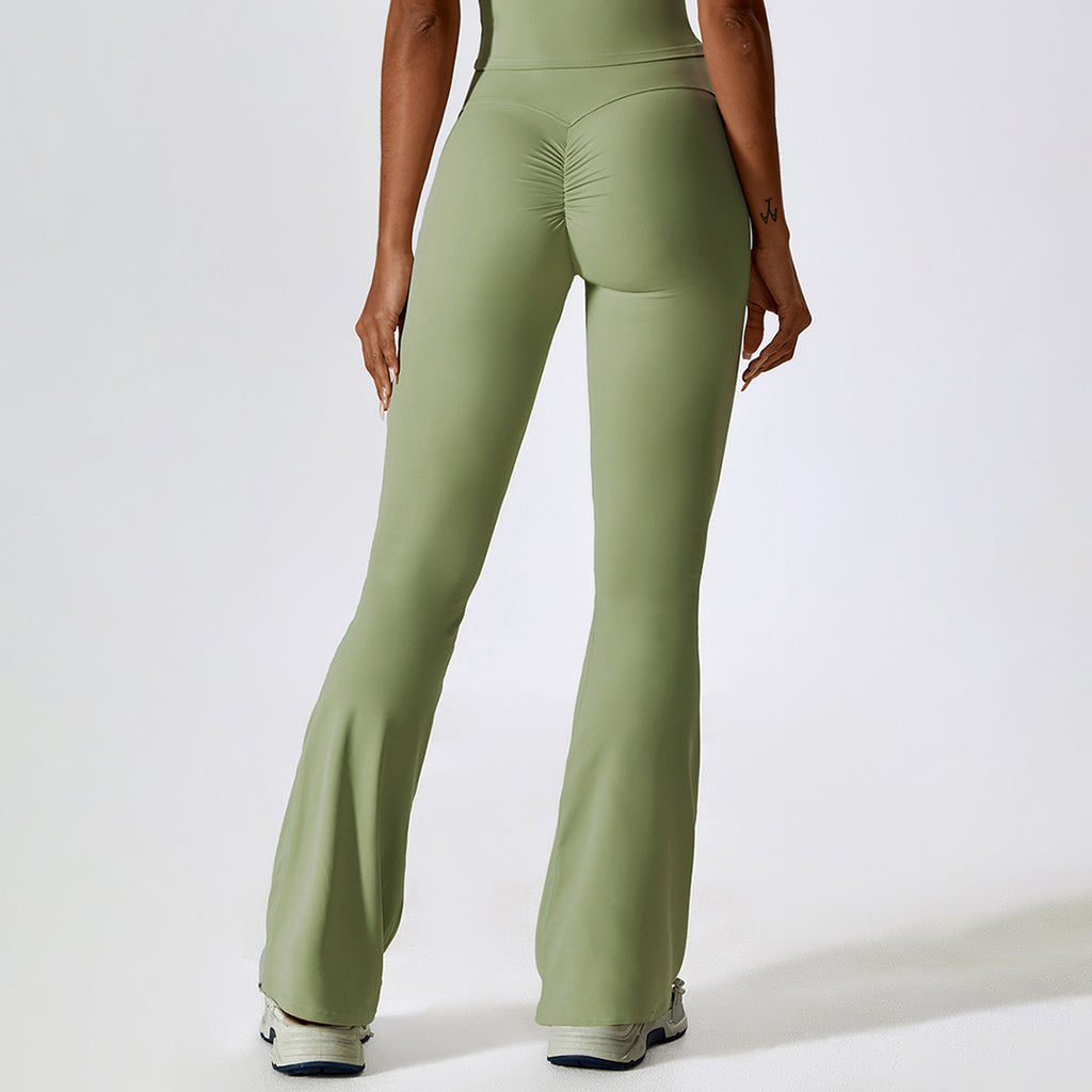 Scrunched Flare Yoga Pants