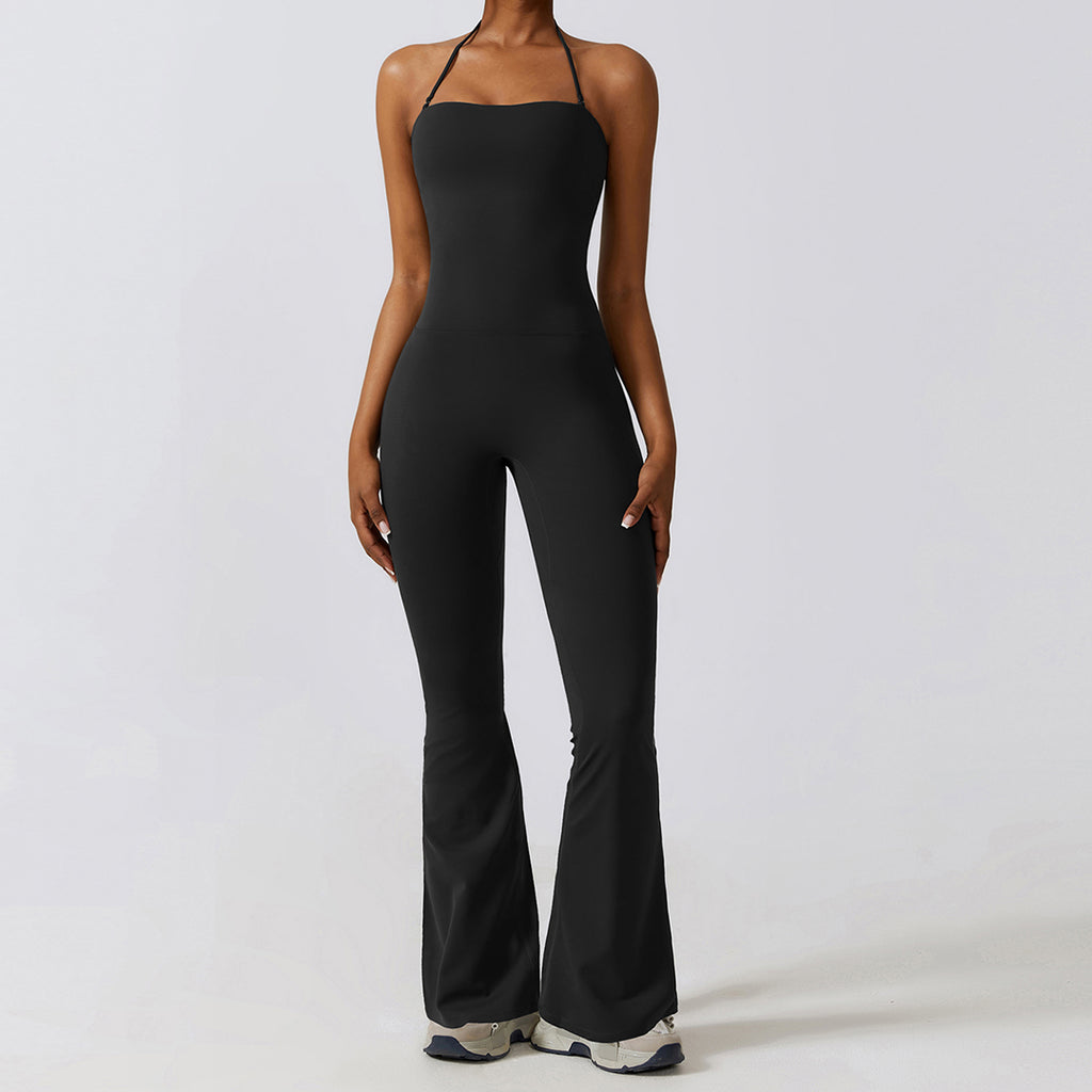 Strapless Flare Jumpsuit