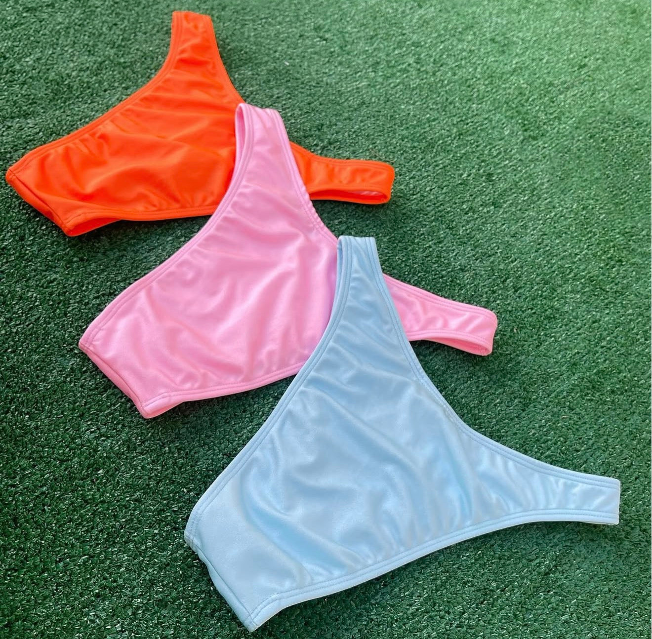 Baby Blue High Cut Cheeky Set