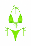 Neon Green Thong Set