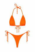 Neon Orange Thong Set