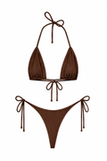 Brown Thong Set