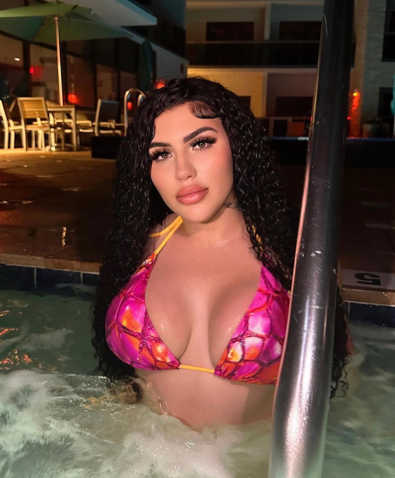 Yellow Mermaid Thong Set