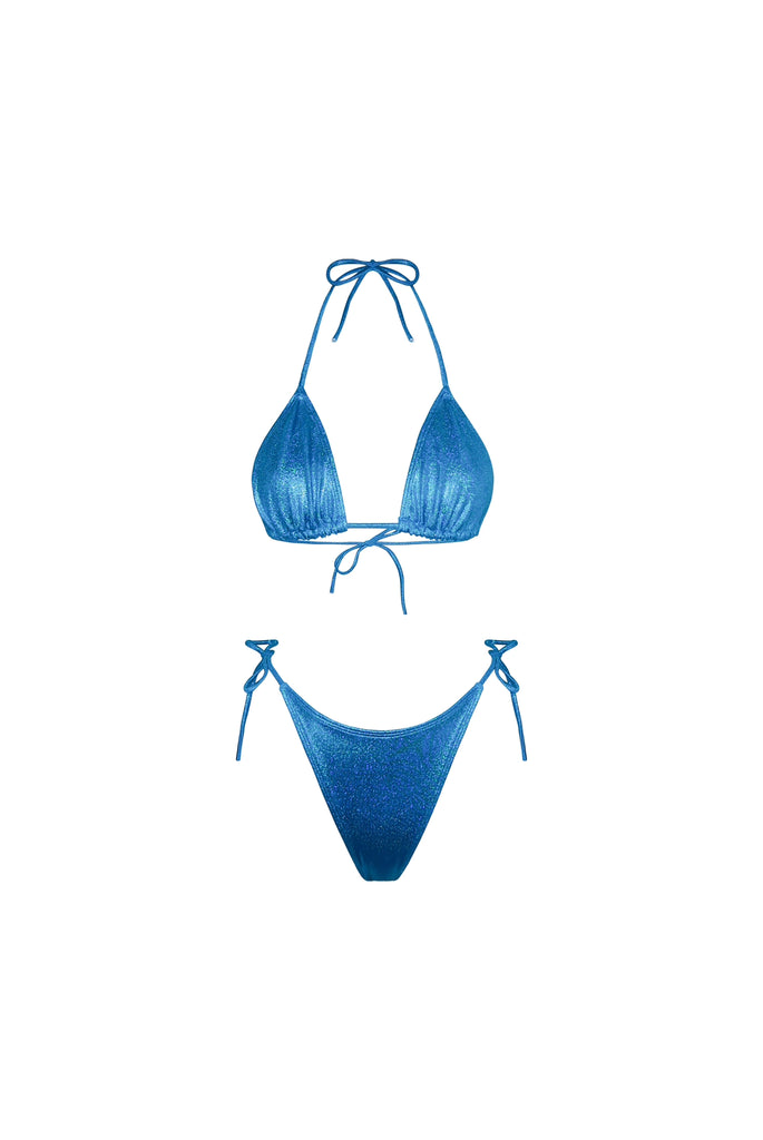 Aqua Glitz Bikini Set
